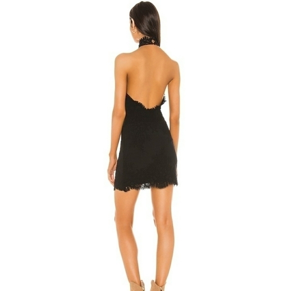 Free People Harper High Neck Halter Lace Dress SM - Picture 5 of 13
